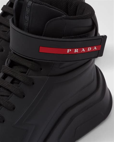 black prada high tops|prada polarius high top.